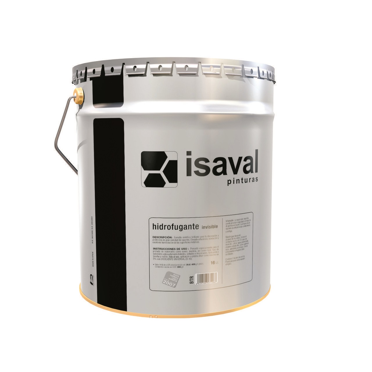 Фасадная водоотталкивающая пропитка Isaval Гидрофуганте 4 л невидимая, на растворителе